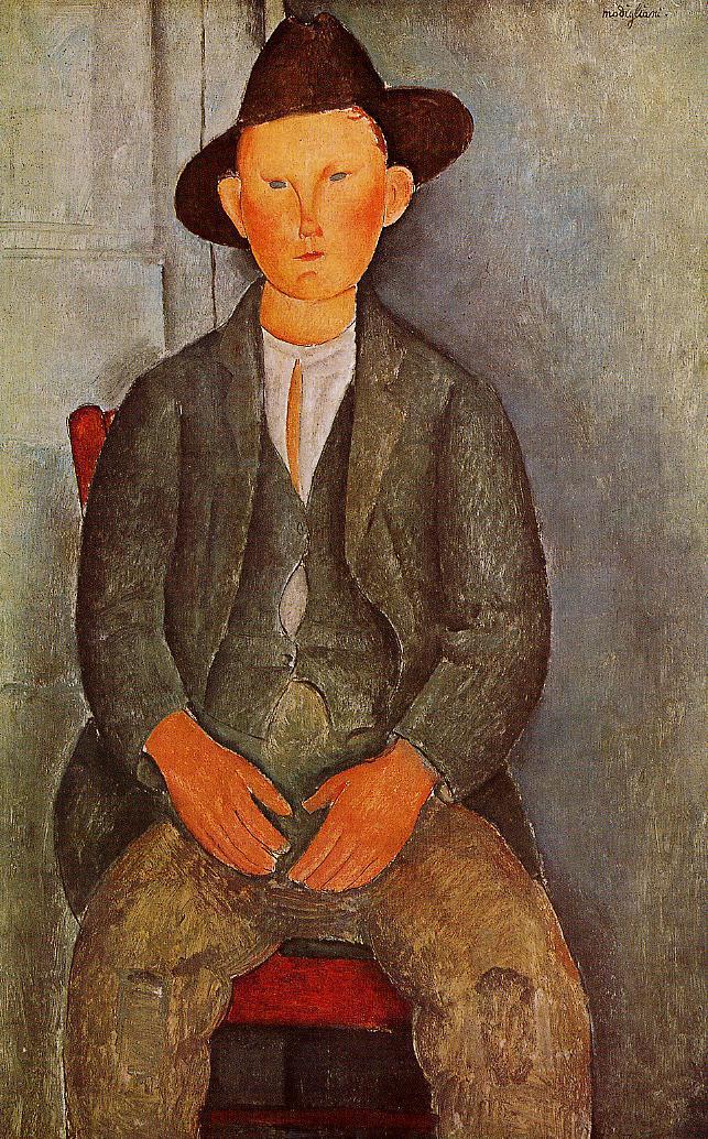 The Little Peasant - Amedeo Modigliani Paintings